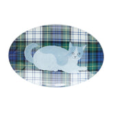 8MW Matsuo Miyuki Glass Oval Plate - Ruru