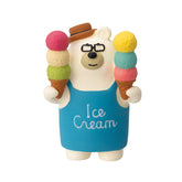 Decole Concombre Figurine - Aquatic Paradise - Ice Cream Polar Bear