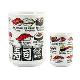 Ippinsha Yamato Sushi Teacup - Sushi Toppings