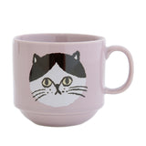 Bisque I LOVE CAT! Mug - Pink