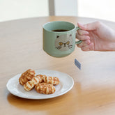 Bisque I LOVE CAT! Mug - Sage
