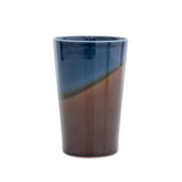 Bisque KEEPOT Double-layered Porcelain Tumbler - Navy x Brown