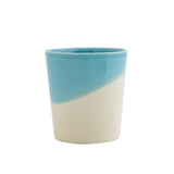 Bisque KEEPOT Double-layered Porcelain Cup - Turquoise x Cream