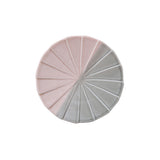 Bisque KEEPOT Double-layered Porcelain Small Plate - Pink x Grey