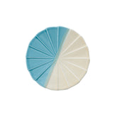 Bisque KEEPOT Double-layered Porcelain Small Plate - Turquoise x Cream