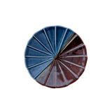 Bisque KEEPOT Double-layered Porcelain Small Plate - Navy x Brown