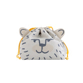 Bisque Momonga Lunch Drawstring Bag - Polar Bear