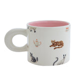 Bisque Dessin Mug - Cat