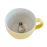 Bisque Figurine Mug - Bird
