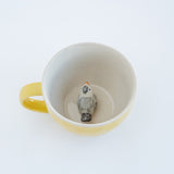 Bisque Figurine Mug - Bird
