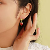 Ayatorie Strawberry Earrings