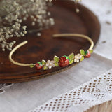 Ayatorie Strawberry Cuff Bracelet