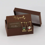 Ayatorie Little Bear Swing Earrings