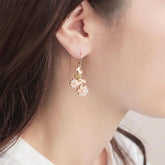 Ayatorie Flower and Berry Twig Earrings