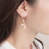 Ayatorie Flower and Berry Twig Earrings