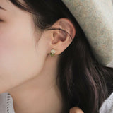 Ayatorie Little Bear and Flower Earrings