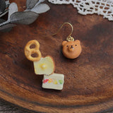 Ayatorie Bread Assortment Mismatched Earrings