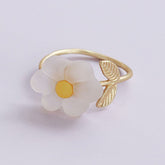 Ayatorie Fleeting Flower Cuff Ring