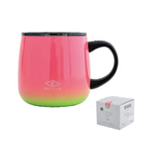 Bisque Orchard Stainless Mug With Sliding Lid - Apricot