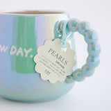 Bisque Iridescent Pearls Mug - Off White - Be Good Do Good