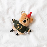 Dinotaeng Cococup Flat Fur Keychain - Hatty