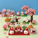 Decole Concombre Figurine - Sakura Viewing Party - Bell Castella Bird