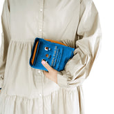 Gladee Old Book Pouch - Blue