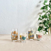 Decole Fika Glass Cup - Large - Orange