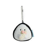 Ippinsha Onigiri-san Plush Keychain - Baby Milk