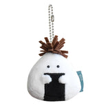 Ippinsha Onigiri-san Plush Keychain - Kelp