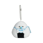 Ippinsha Onigiri-san Plush Keychain - Baby Tie