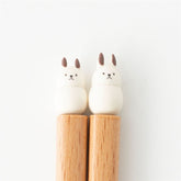 Ippinsha Plumpy & Fluffy Chopsticks - Rabbit