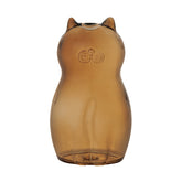 Decole Glass Cat Mini Vase - Brown