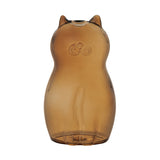 Decole Glass Cat Mini Vase - Brown