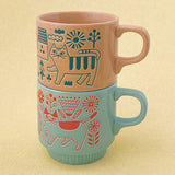 Decole Walking Cat Mug - Stackable - Street