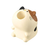 Decole Harapeko Animal Pen Stand - Calico Cat