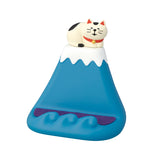 Decole Concombre Relaxing at Fuji Smartphone Stand - Bicolour Cat