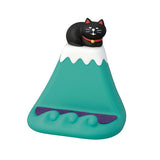 Decole Concombre Relaxing at Fuji Smartphone Stand - Black Cat