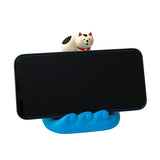Decole Concombre Relaxing at Fuji Smartphone Stand - Bicolour Cat