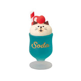 Decole Concombre Figurine - Donut Shop - Cat Cream Soda