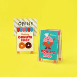 Decole Concombre Figurine - Donut Shop - Donut Shop Sign clip