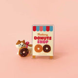 Decole Concombre Figurine - Donut Shop - Donut Shop Sign clip