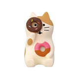 Decole Concombre Figurine - Donut Shop - Donut Peep Cat