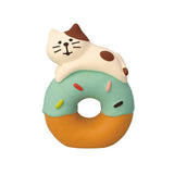 Decole Concombre Figurine - Donut Shop - Ukiuki Donut With Cat
