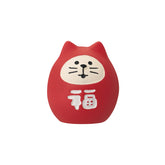 Decole Concombre Mamefuku Mascot -Small - Lucky Cat Daruma