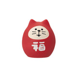 Decole Concombre Mamefuku Mascot -Small - Lucky Cat Daruma