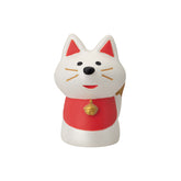 Decole Concombre Mamefuku Mascot -Small - Lucky White Fox