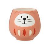 Decole Daruma Mug - Lucky Cat - Light Pink