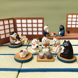 Decole Concombre Figurine - Tea House - Sleeping cat