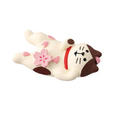Decole Concombre Figurine - Sakura Viewing Party - Cat With Sakura